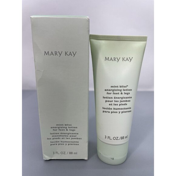 Mary Kay Mint Bliss Energizing Lotion for Feet & Hands 3oz - Picture 1 of 4